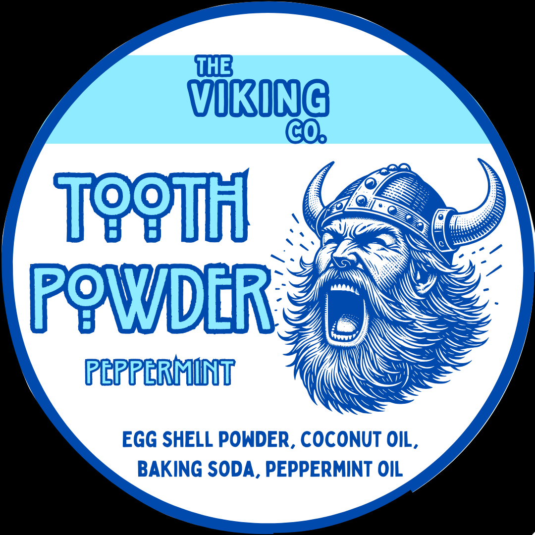 Tooth Powder - Peppermint - Flouride Free - No Chemicals